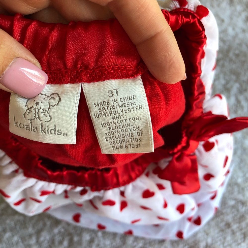 Cute Little Girl Valentine Skirt
